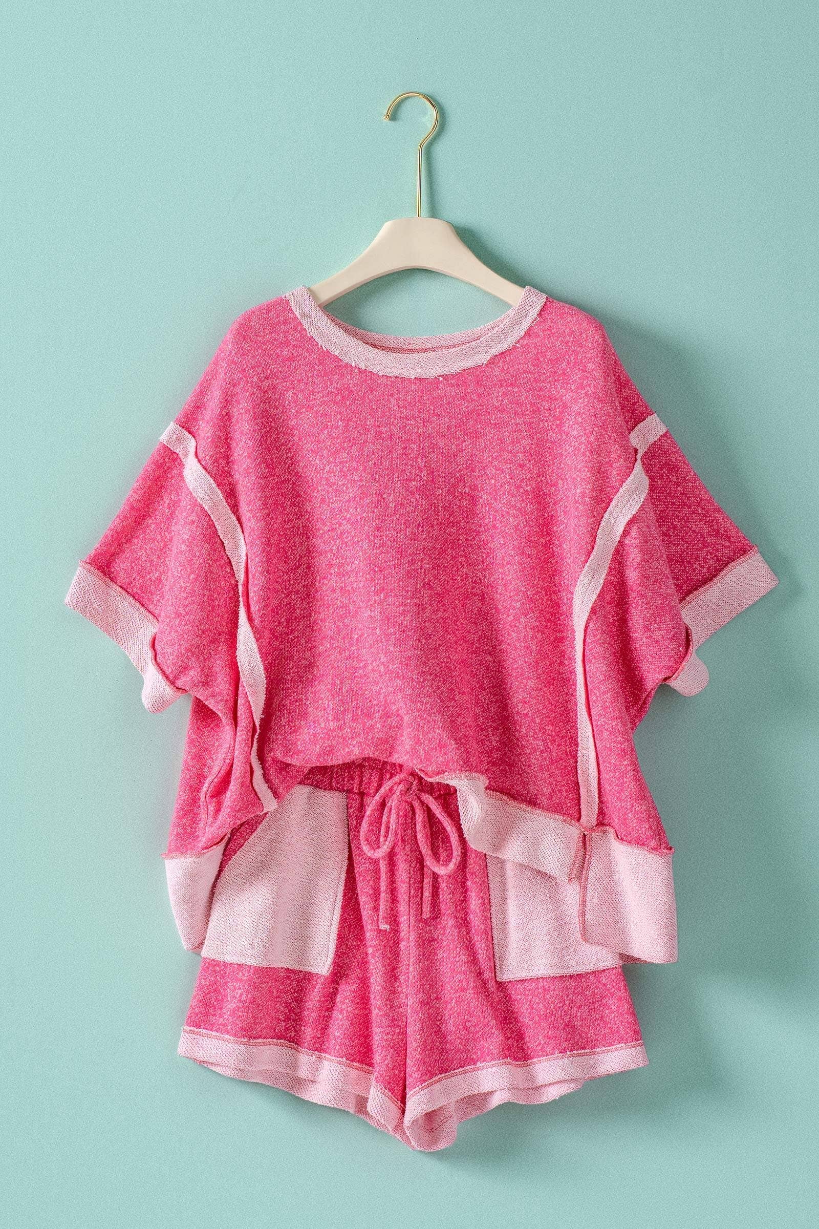 Reverse Seam Terry Two-Piece Set