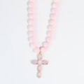 Pink Grace Cross Necklace