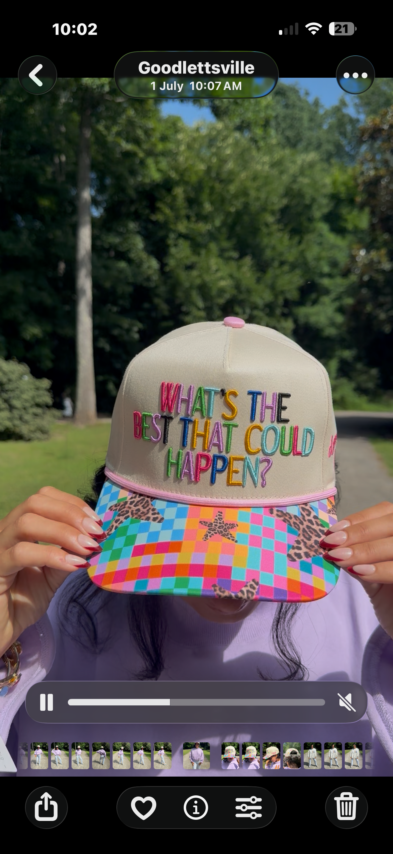 Poppy and Pine Trucker Hat