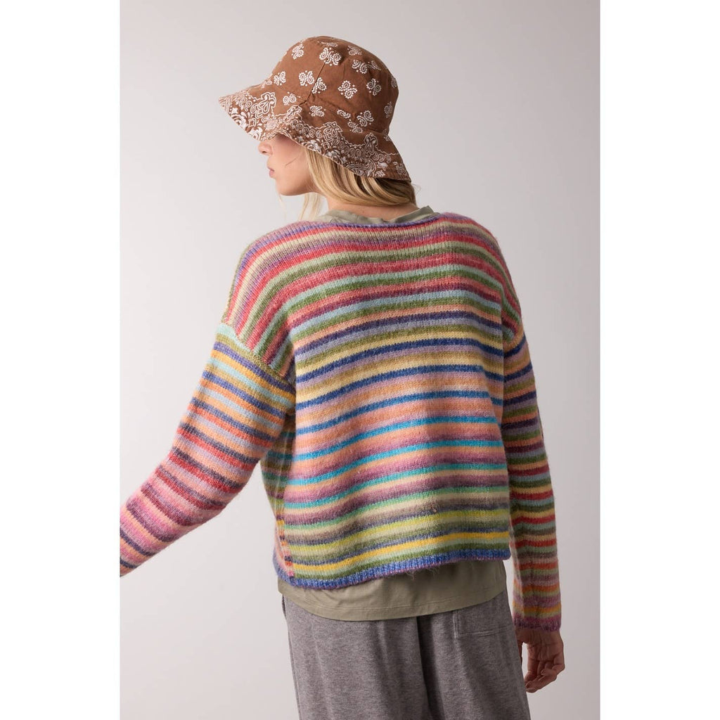 RAINBOW KNIT SWEATER / WL25-11416