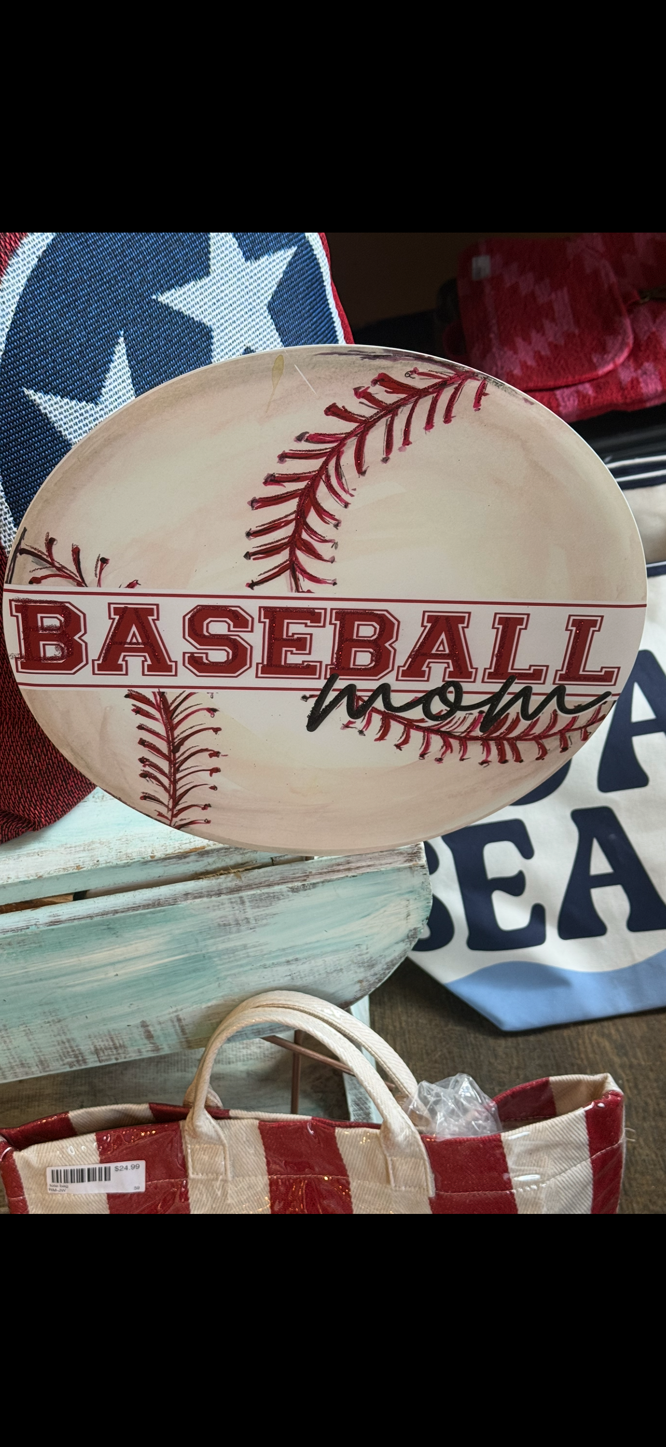 Baseball Mom Sign