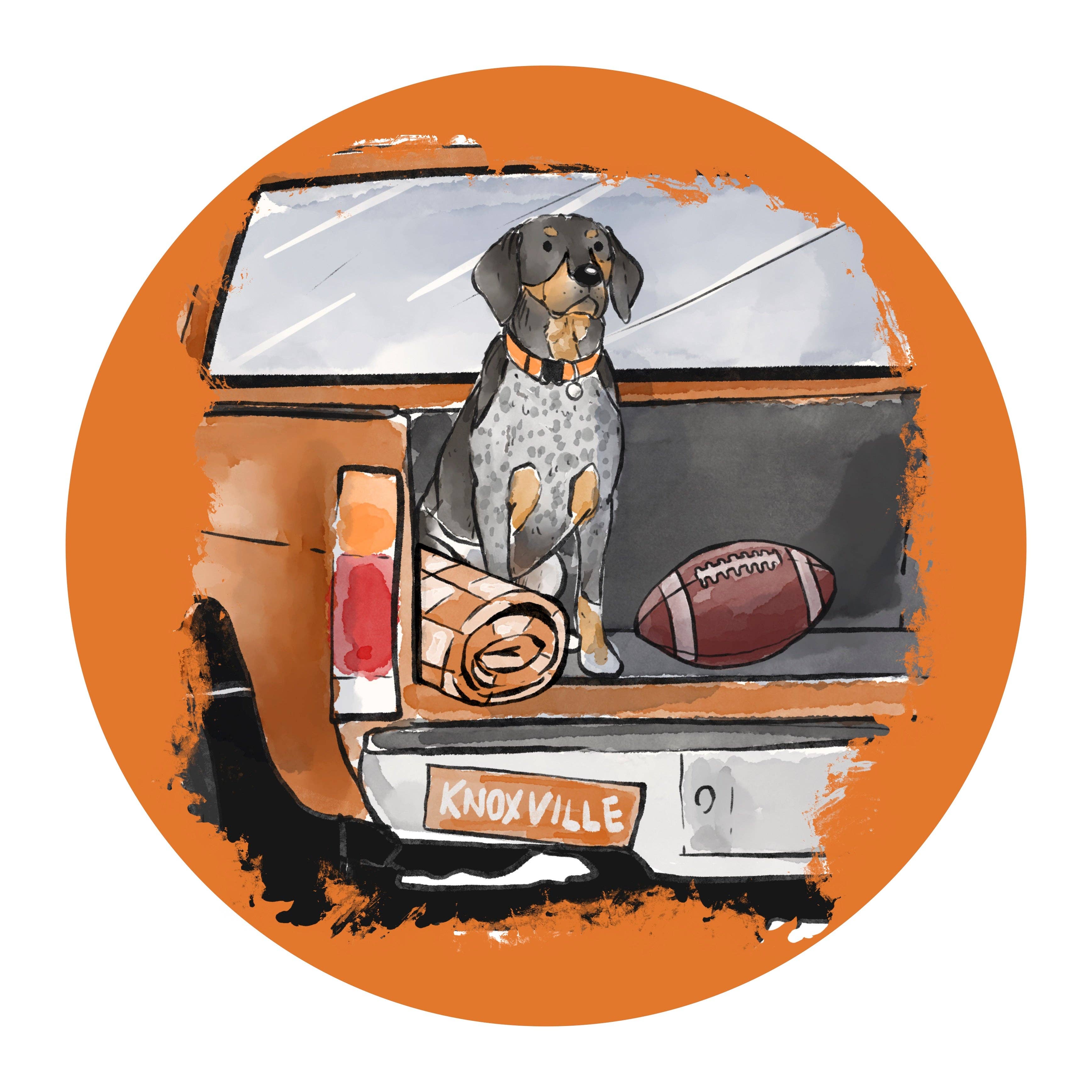 Tennessee Tailgate Season Button Pin