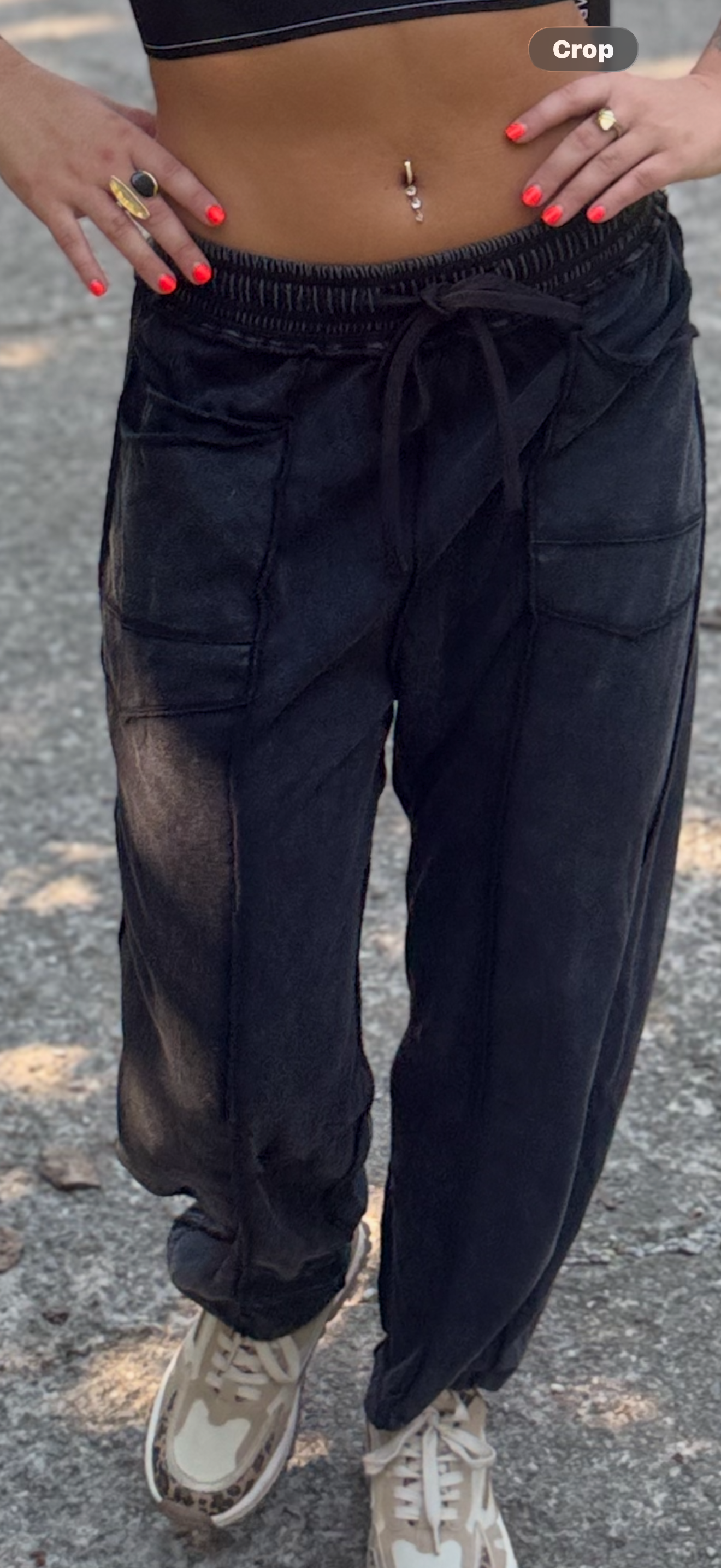 Black Sweatpant joggers