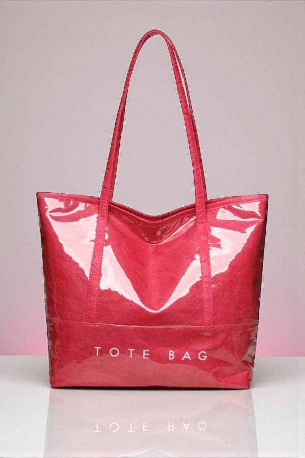 Red/Pink Shoulder Strap TOTE BAG