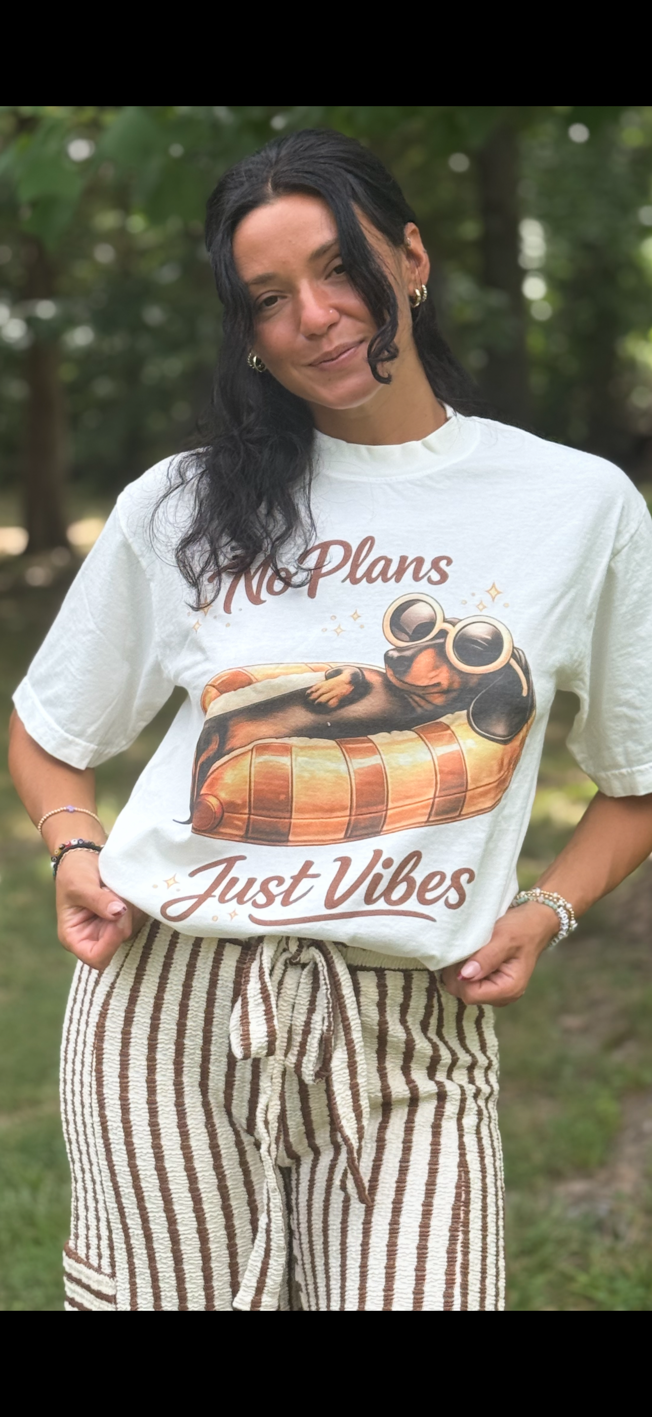 No Plans Puppy Graphic Tee