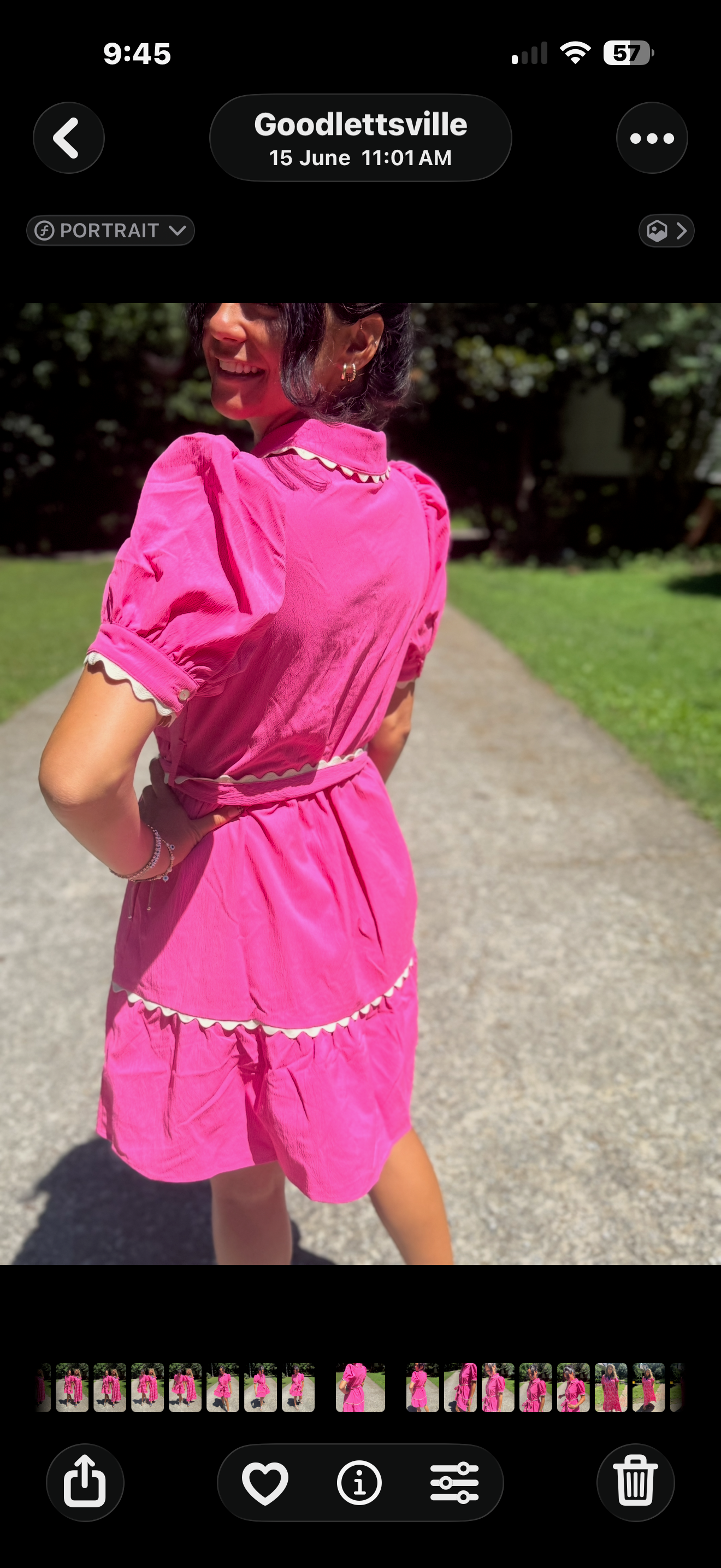 Chiffon Pink Short Dress