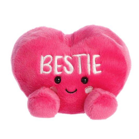5" Plush Pal Bestie Candy Heart Palm Pals Stuffed Animal