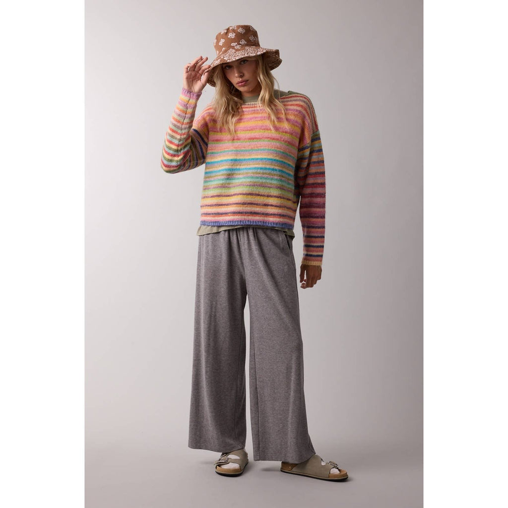 RAINBOW KNIT SWEATER / WL25-11416