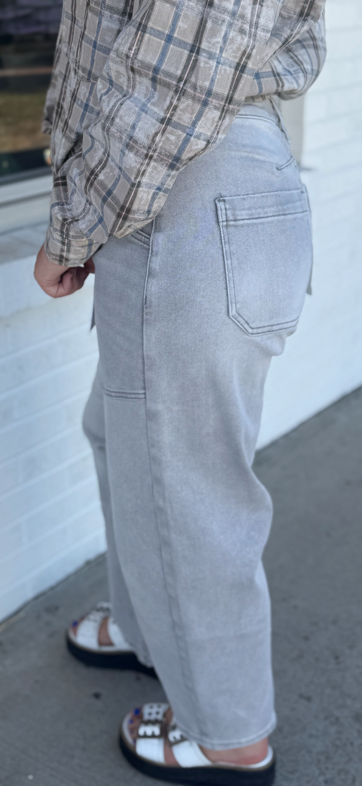 Grey Risen Jeans
