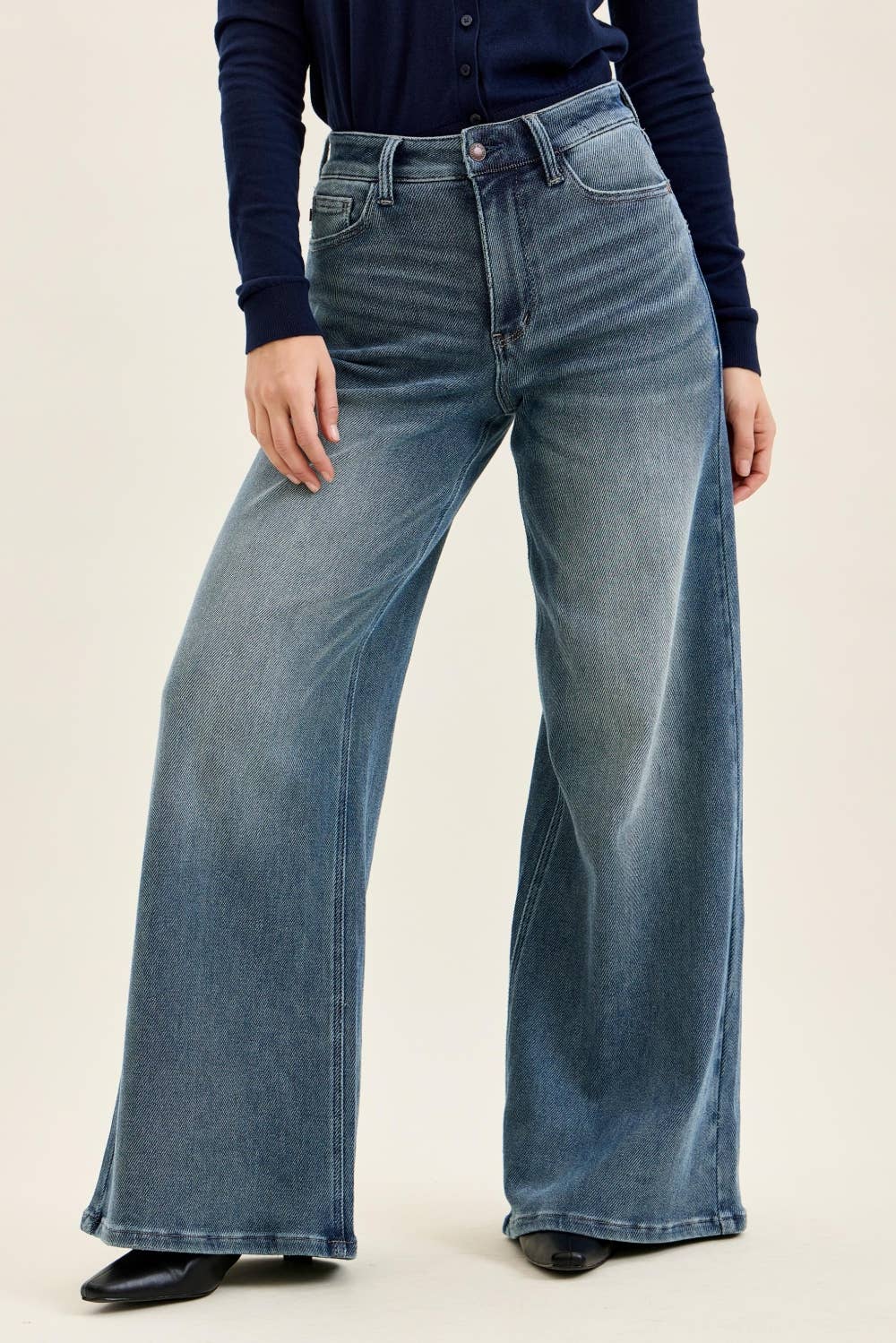 HW LIZA Palazzo MD Ocean Fade Blue