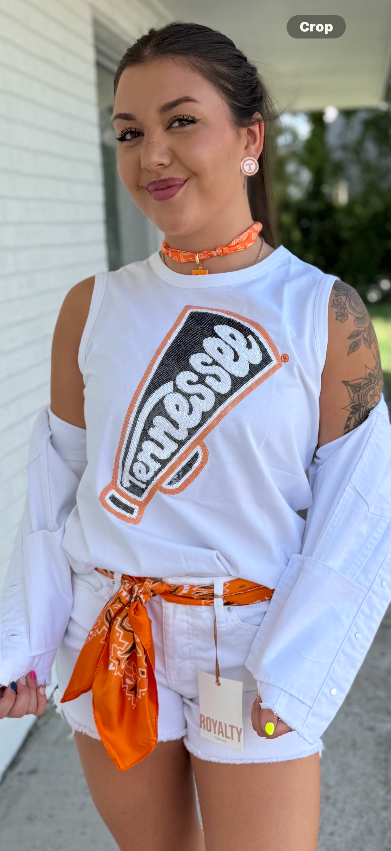 Tennessee sequin tank top ￼