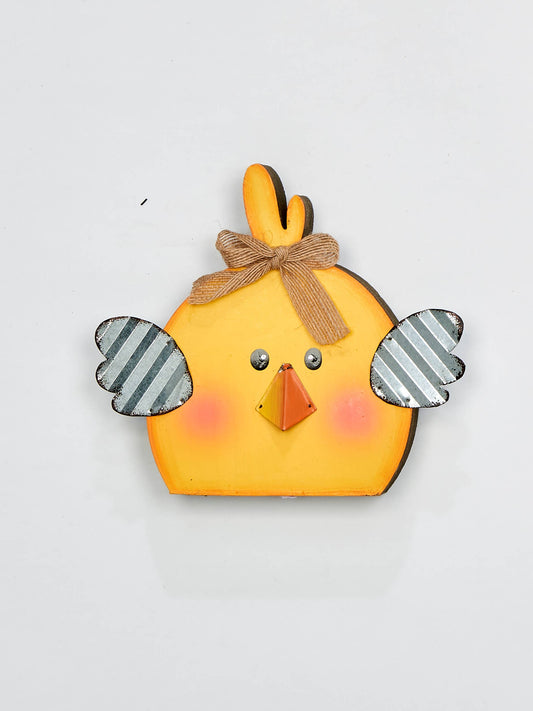 7" Wood & Metal Chick