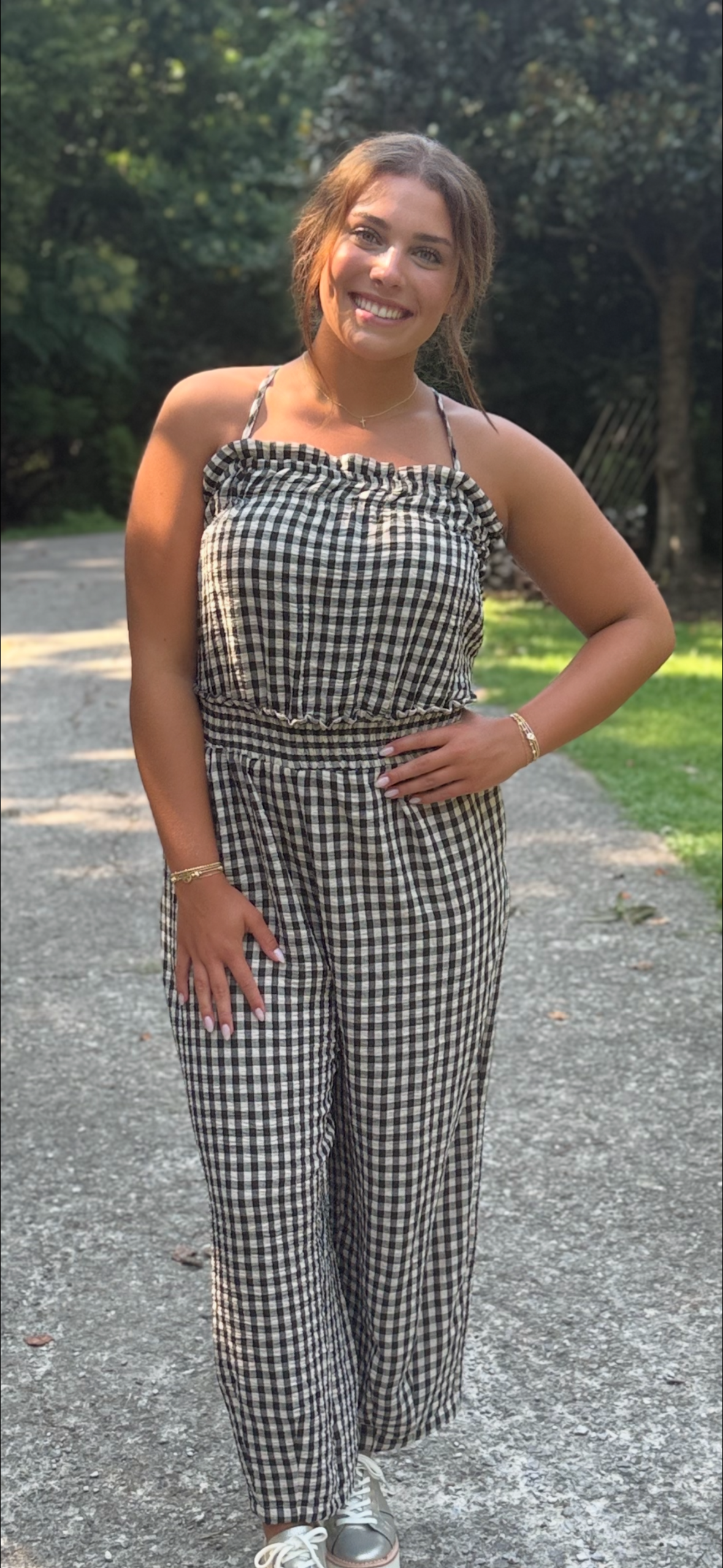 Black and White Jumpsuit