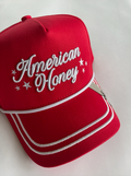 America250🇺🇸 AMERICAN HONEY Vintage Trucker Hat