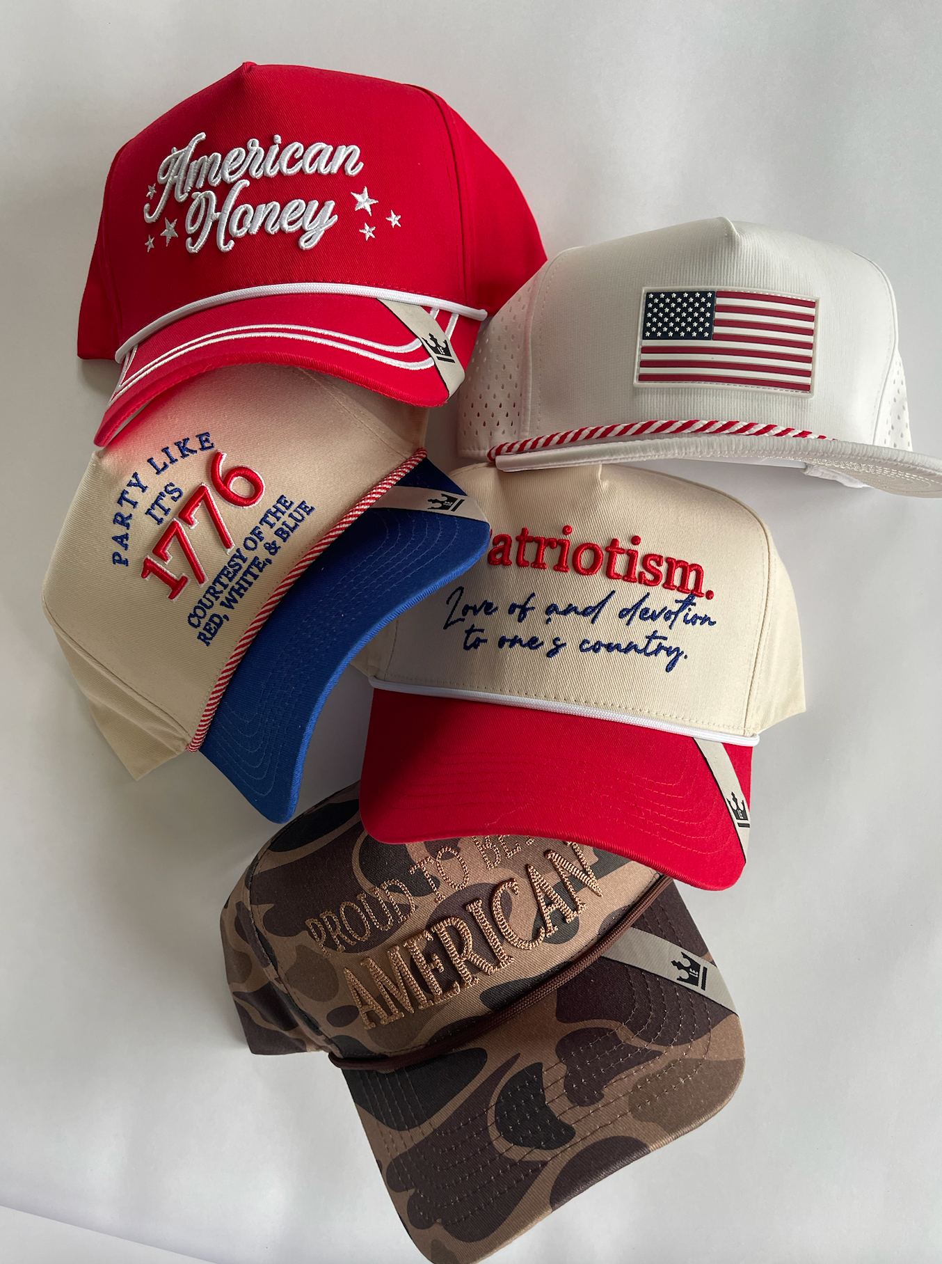 America250🇺🇸 AMERICAN HONEY Vintage Trucker Hat