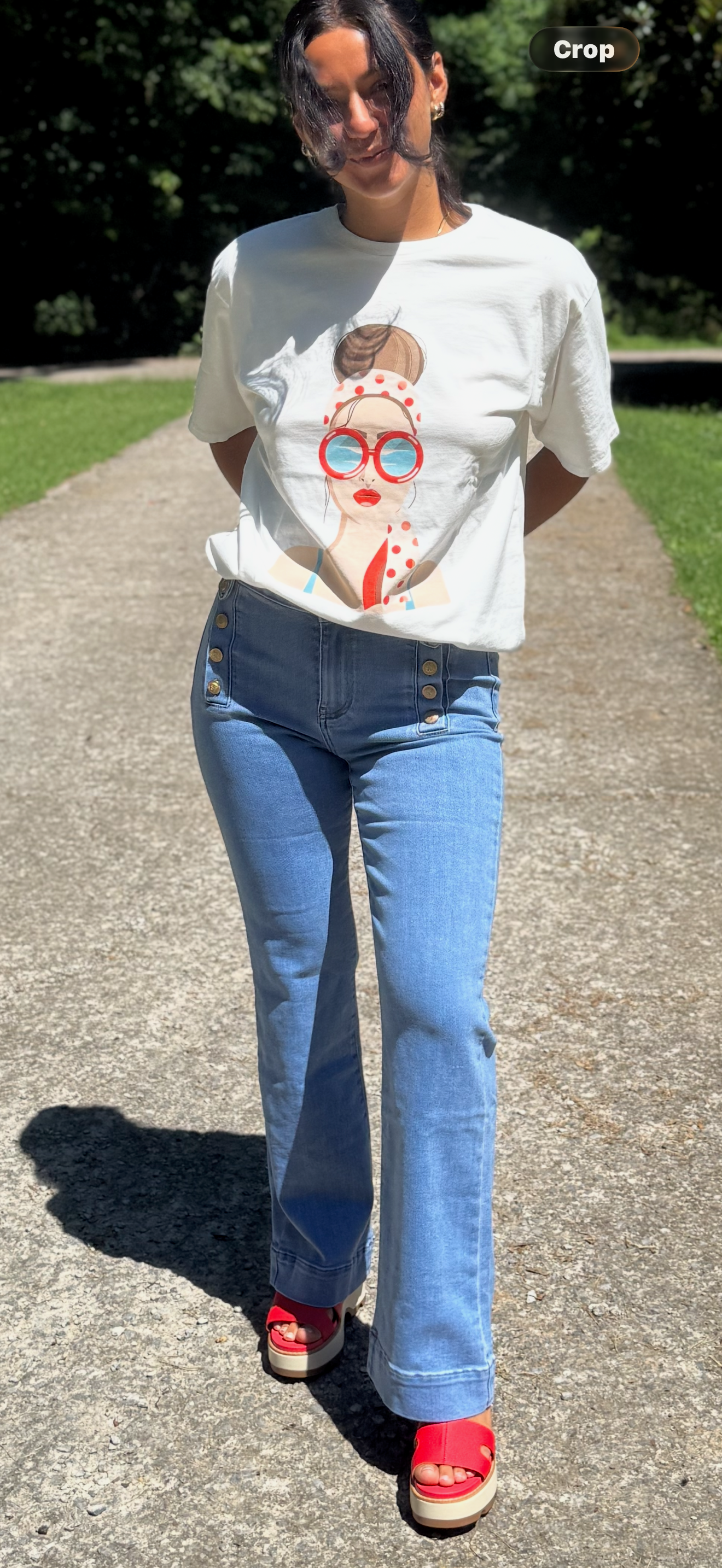 Straight Marine Style Jeans