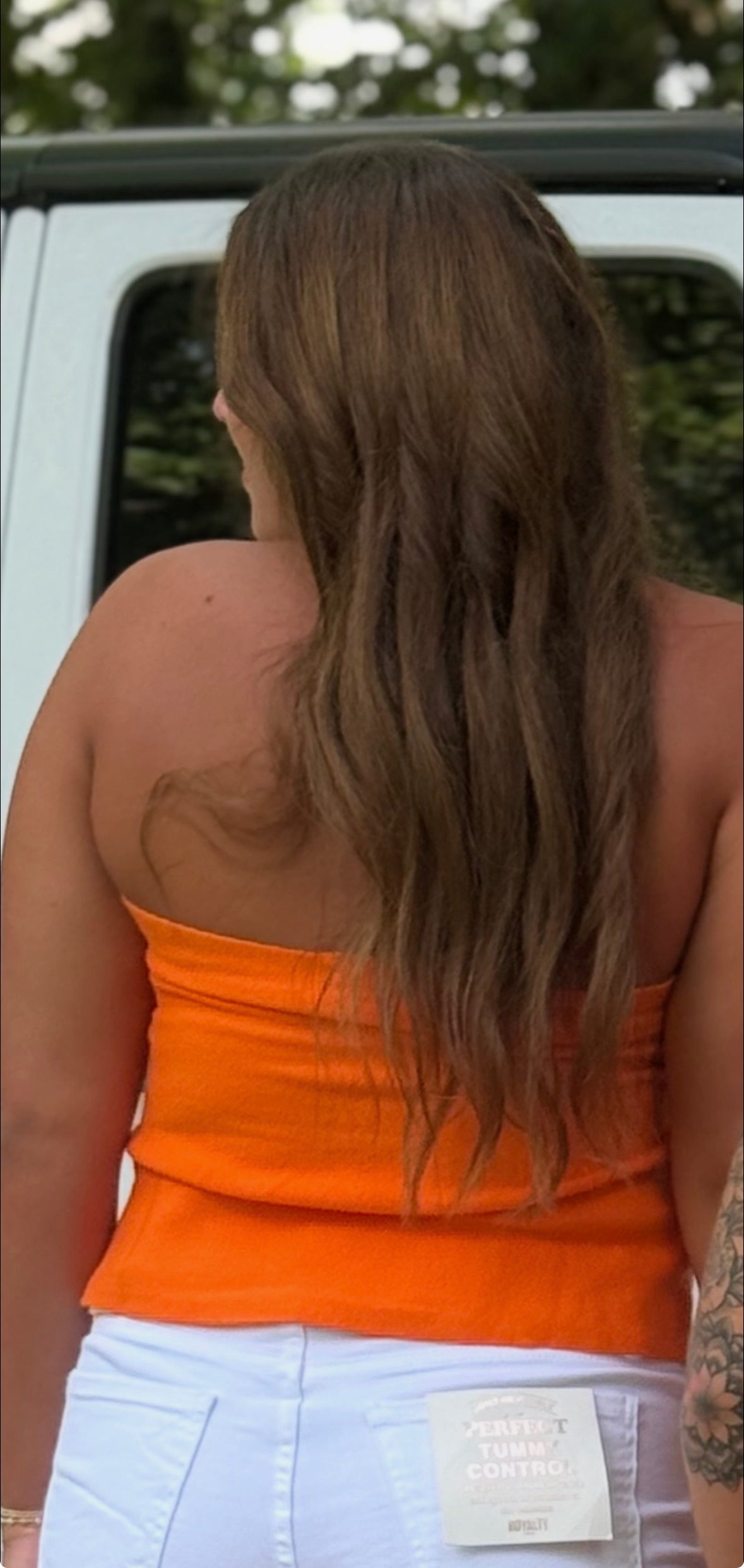 Orange Tube Top