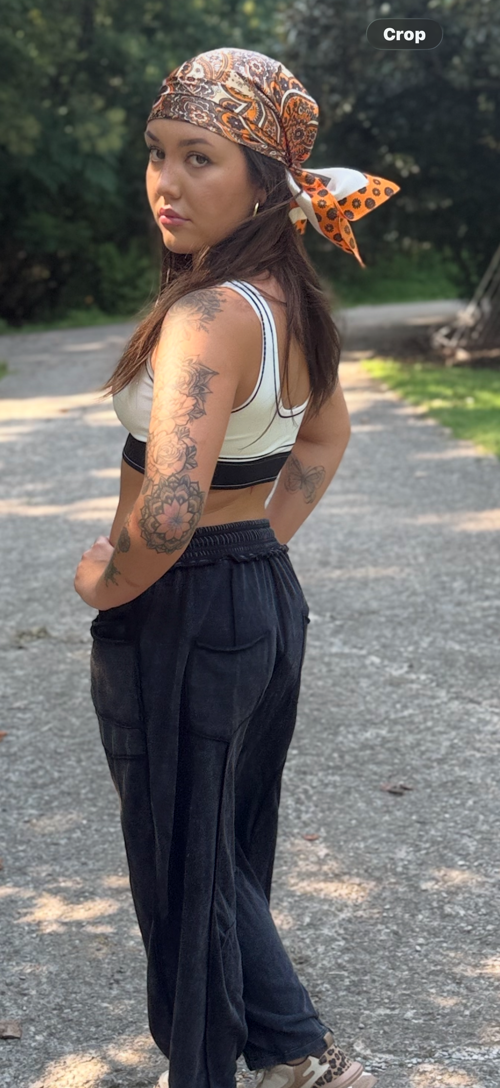 Contrast Sports Bra
