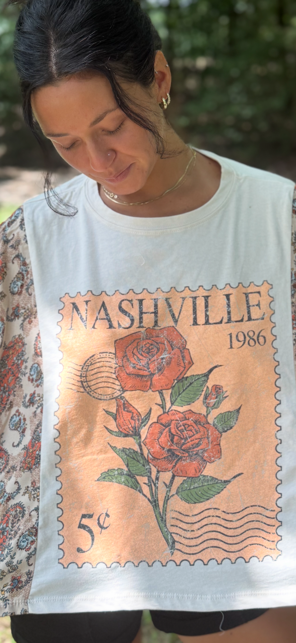 Nashville postage paisley kaftan