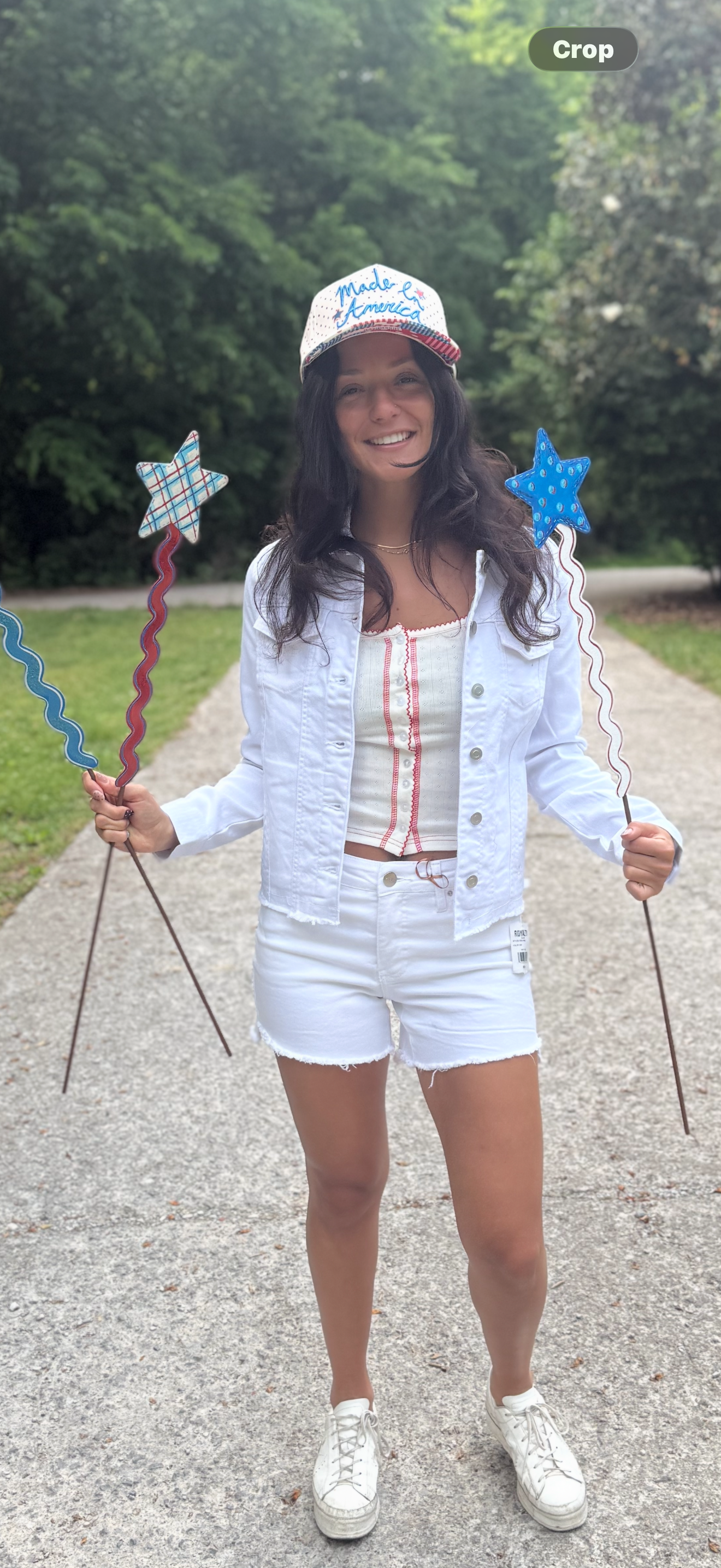 White Jean Jacket