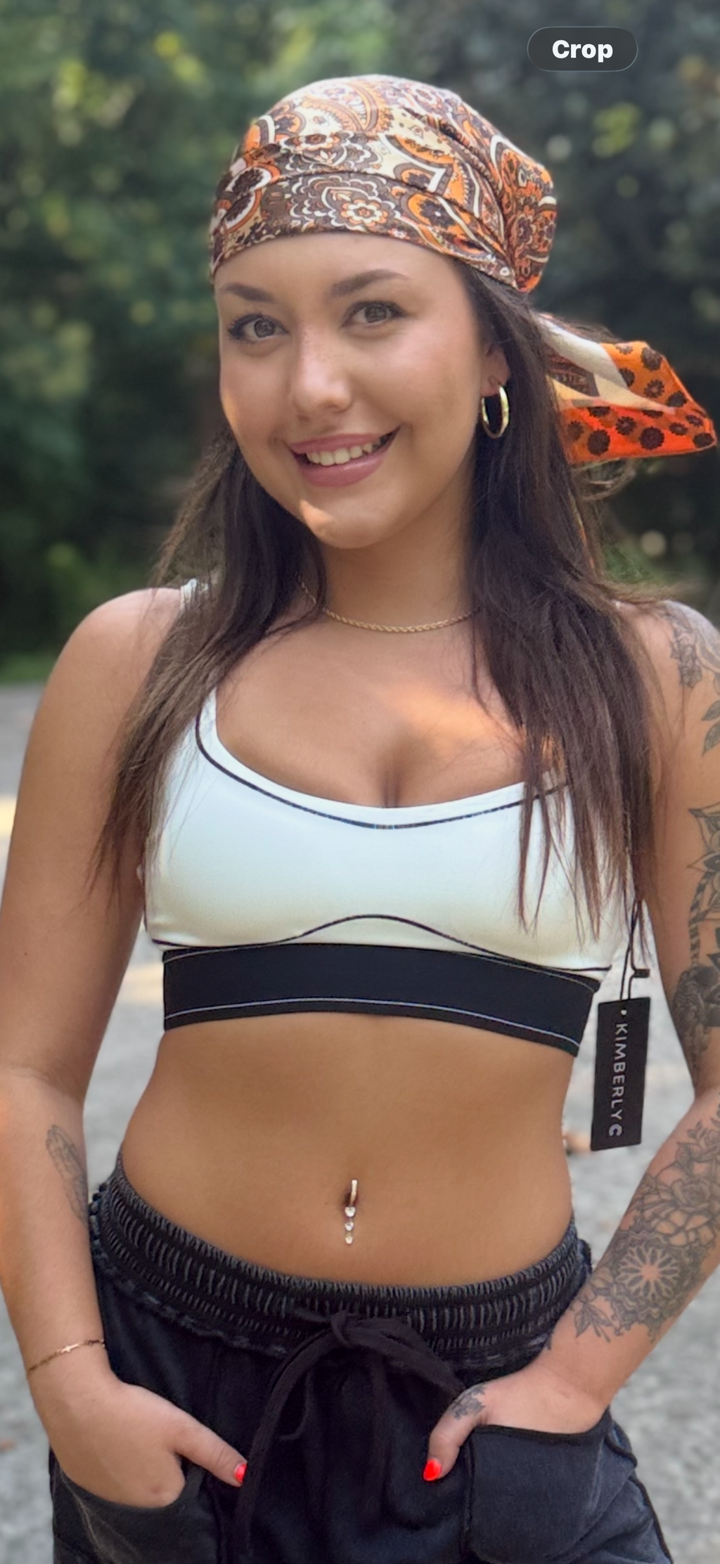 Contrast Sports Bra