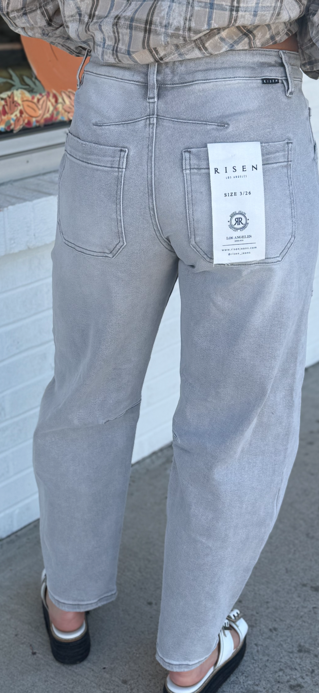 Grey Risen Jeans