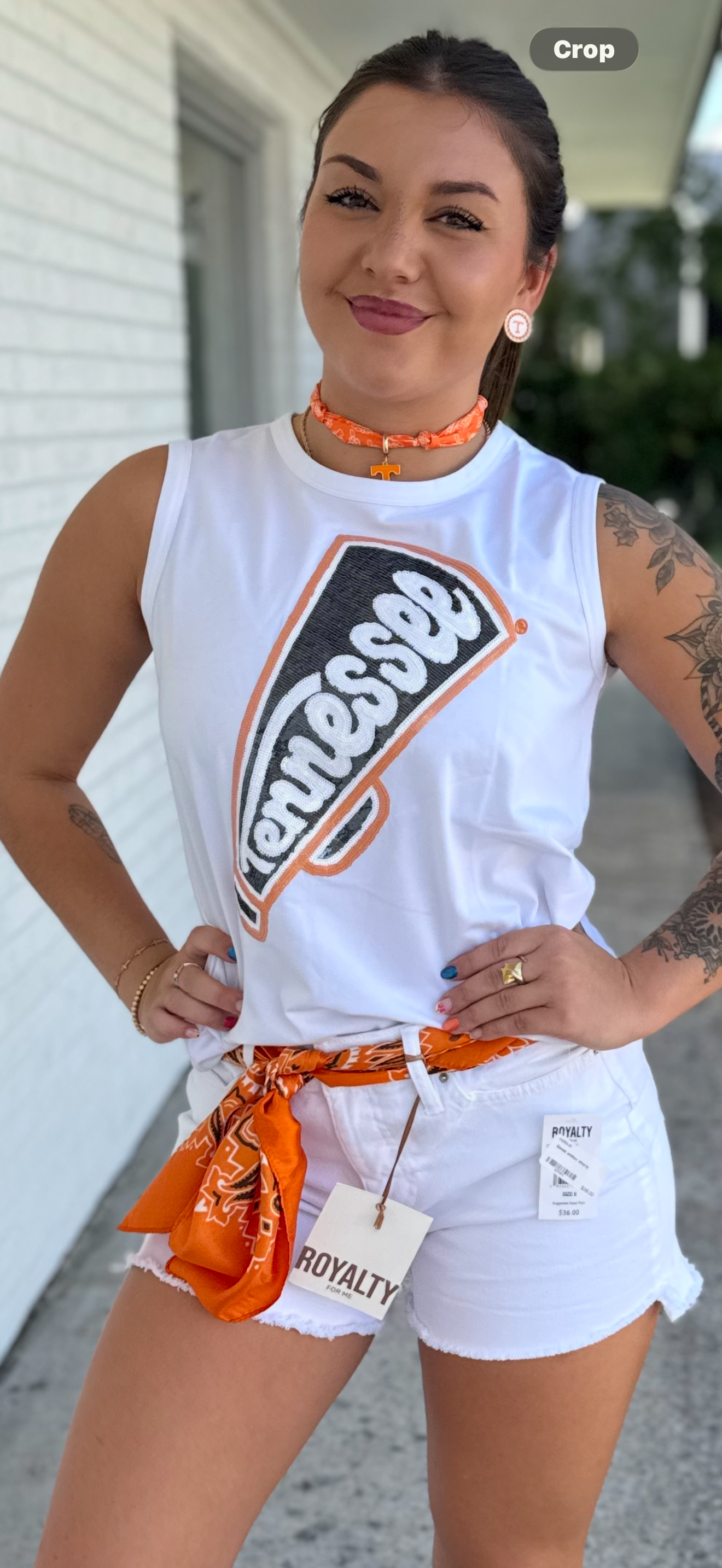 Tennessee sequin tank top ￼