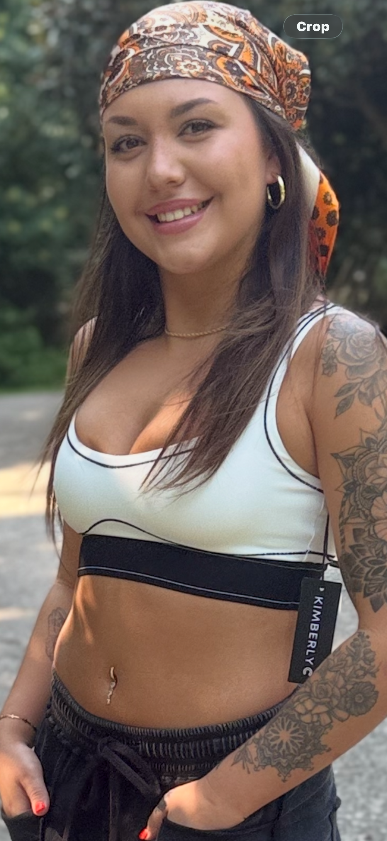 Contrast Sports Bra