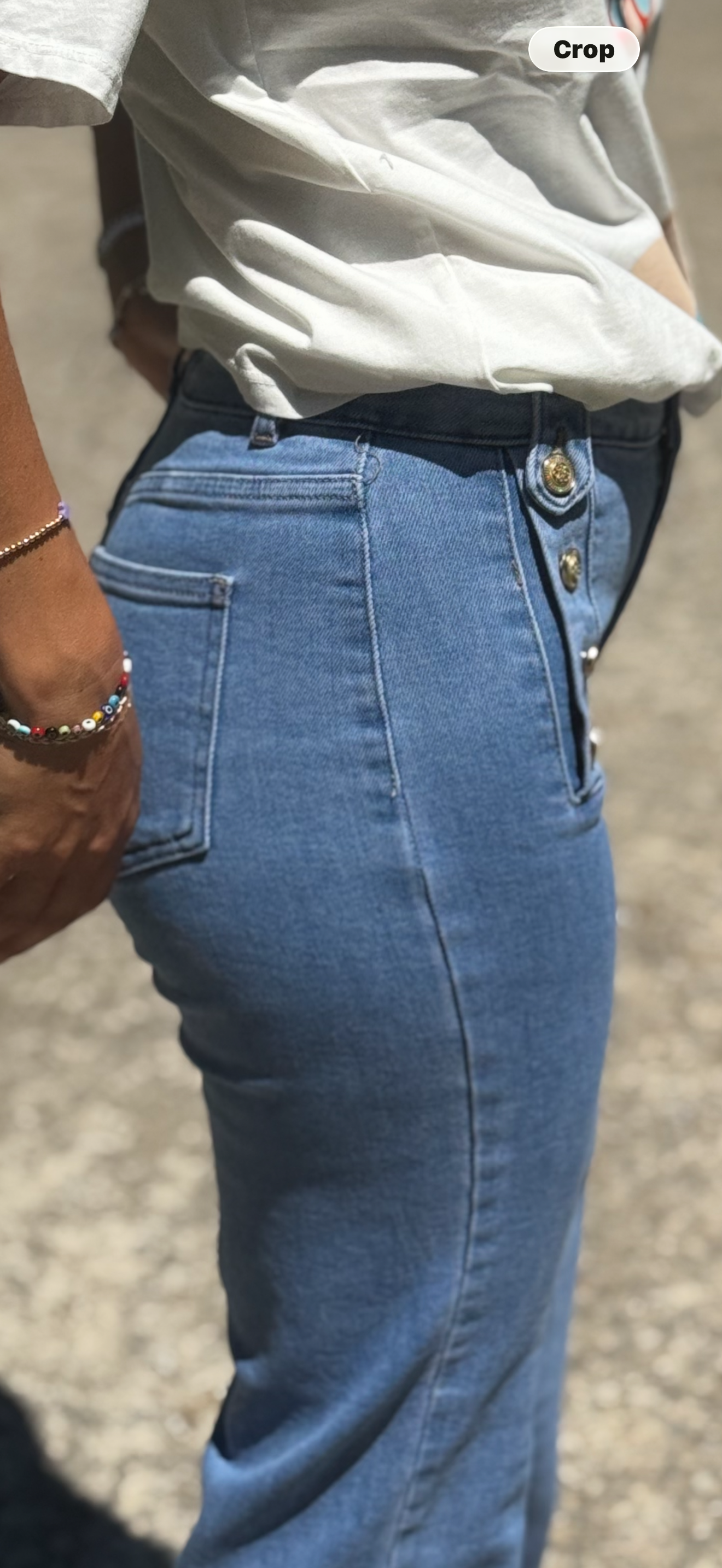 Straight Marine Style Jeans