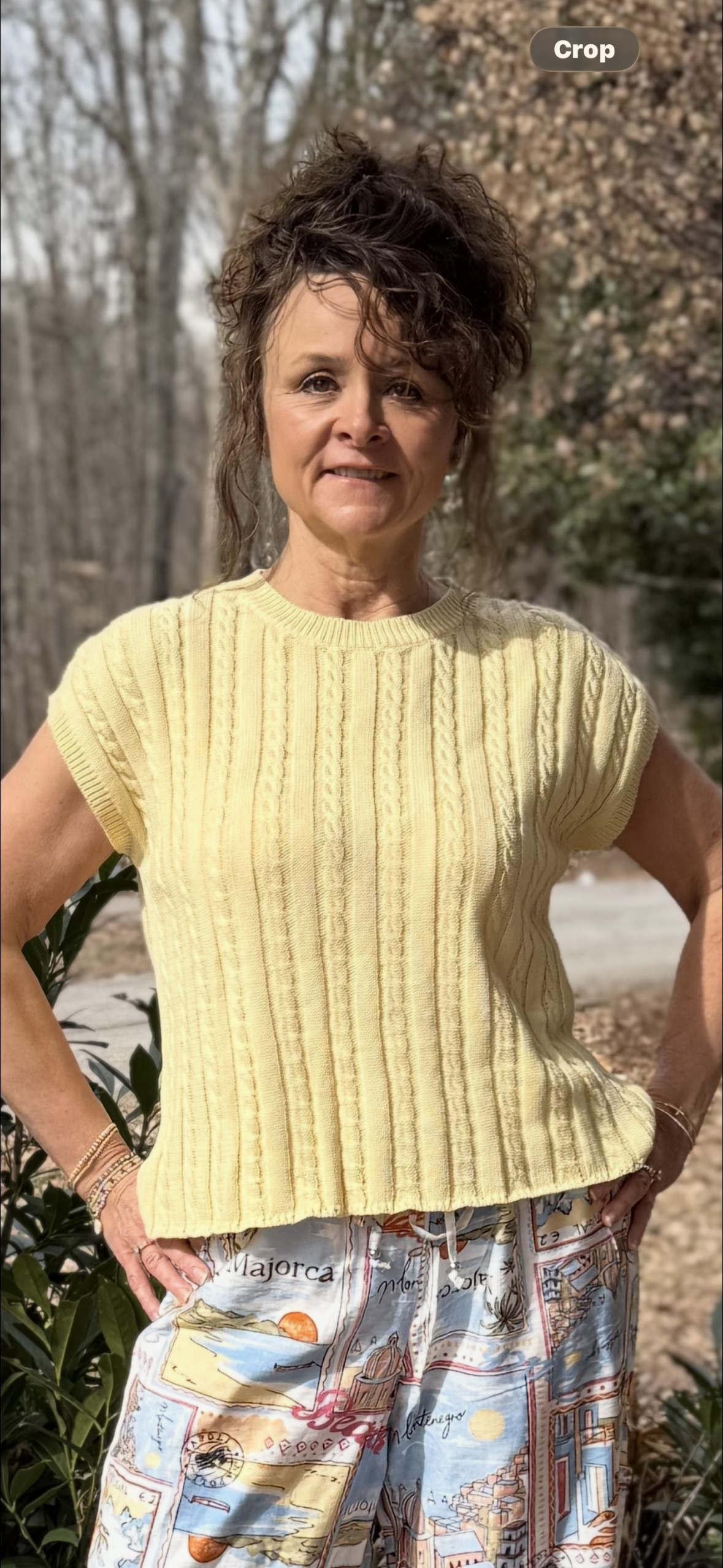 Yellow Sweater Tank