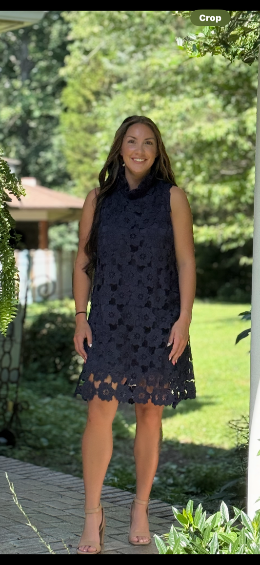 Navy blue dress by Umgee