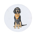 Bluetick Coonhound Sitting Marble Coaster