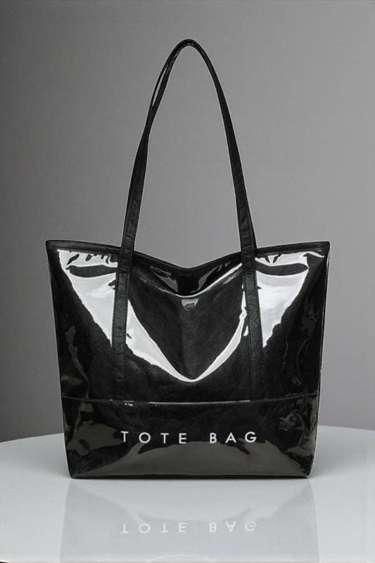 Black Shoulder Strap TOTE BAG