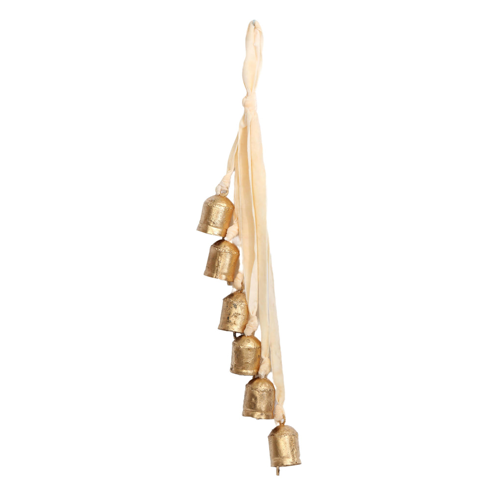 5 Gold Bell Hanging from a 20.5" String